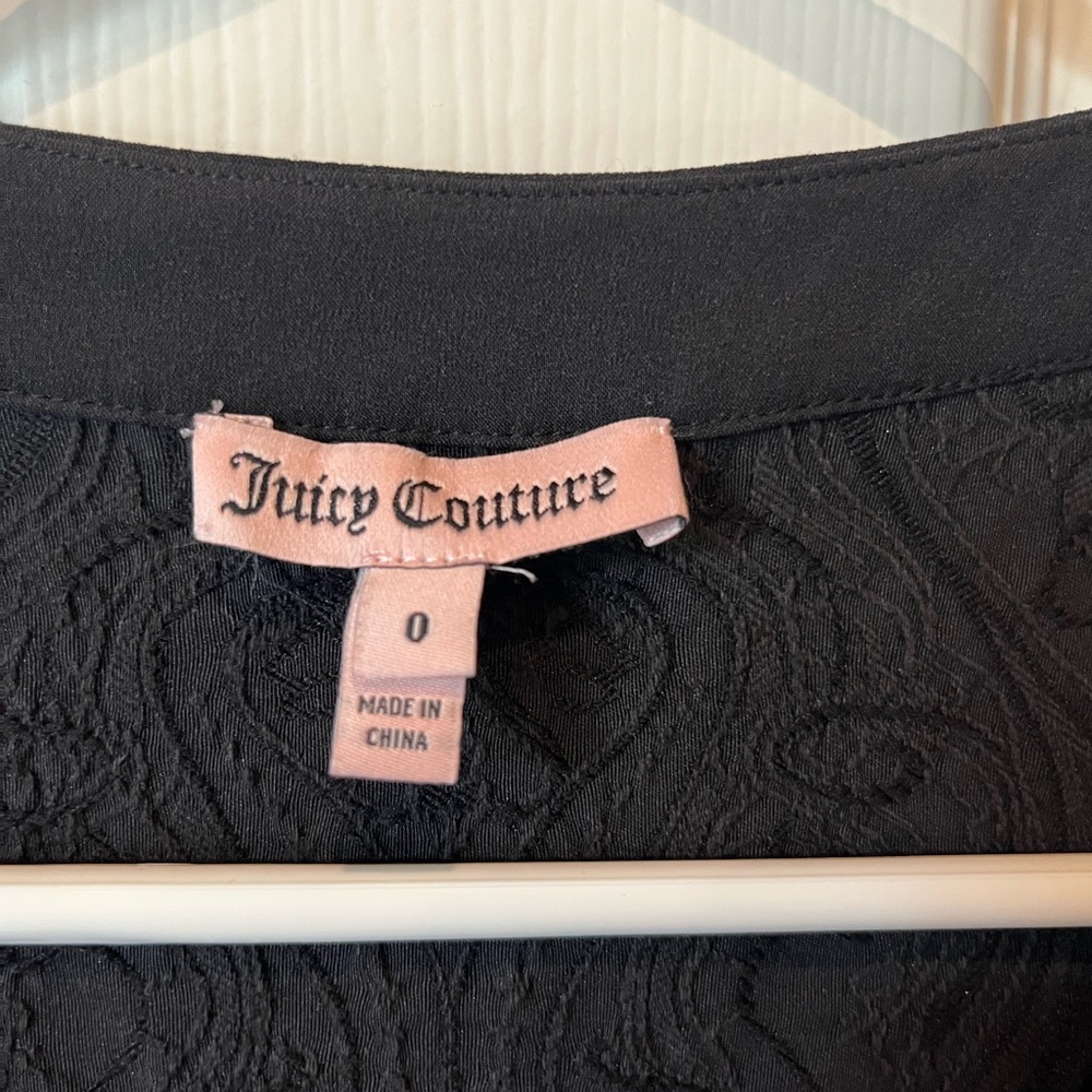 Juicy Couture Black Pleated Mini Dress - Picture 3 of 9